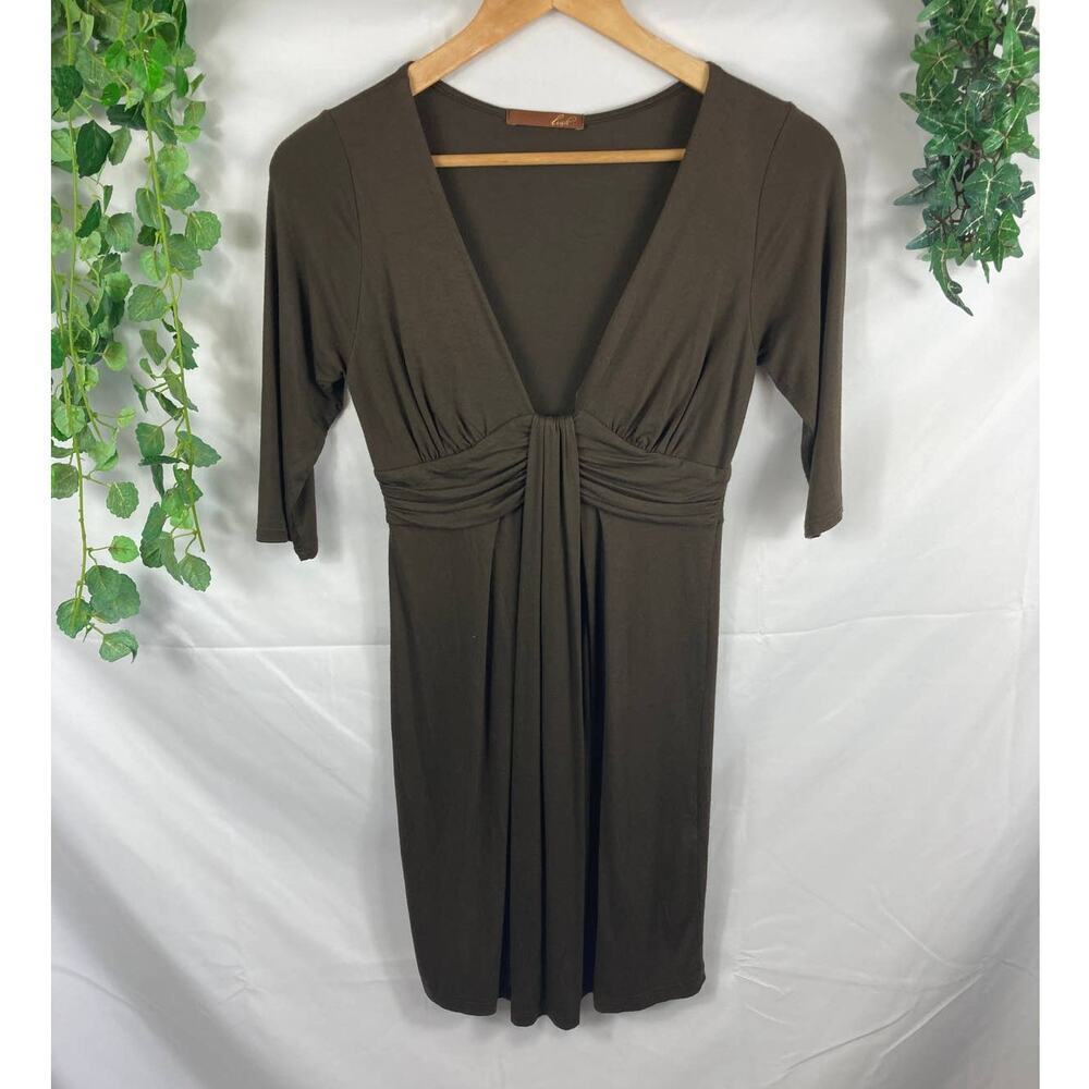 lush nordstrom 3/4 sleeve soft dress